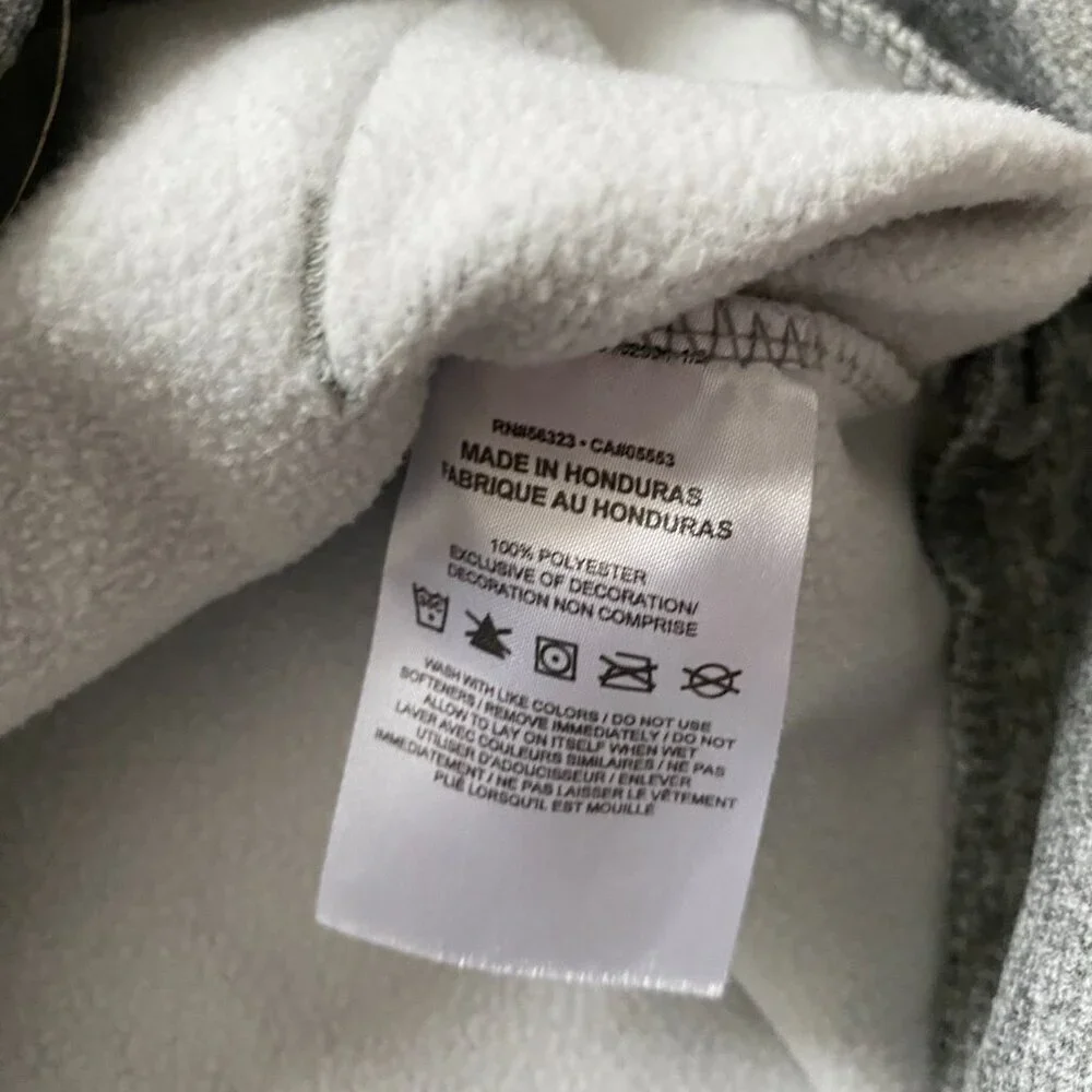 Nike Heather Gray Hoodie with Black Swoosh